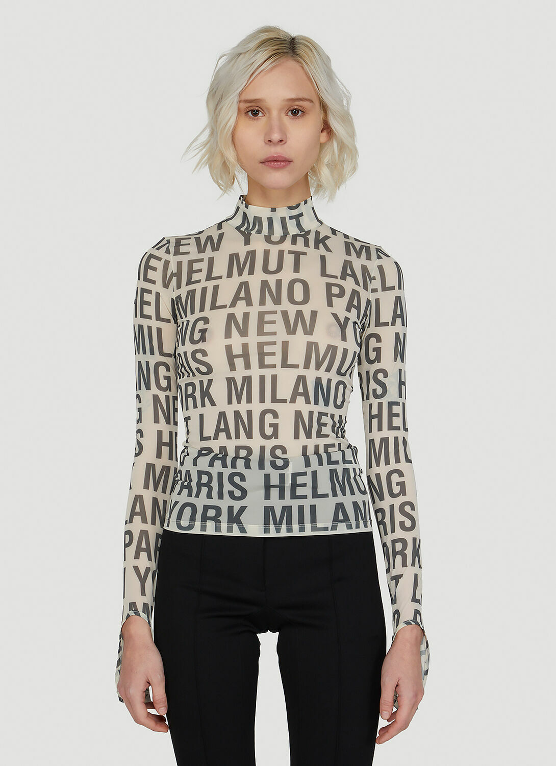 Helmut Lang Destination Print Top