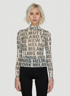 Helmut Lang Destination Print Top