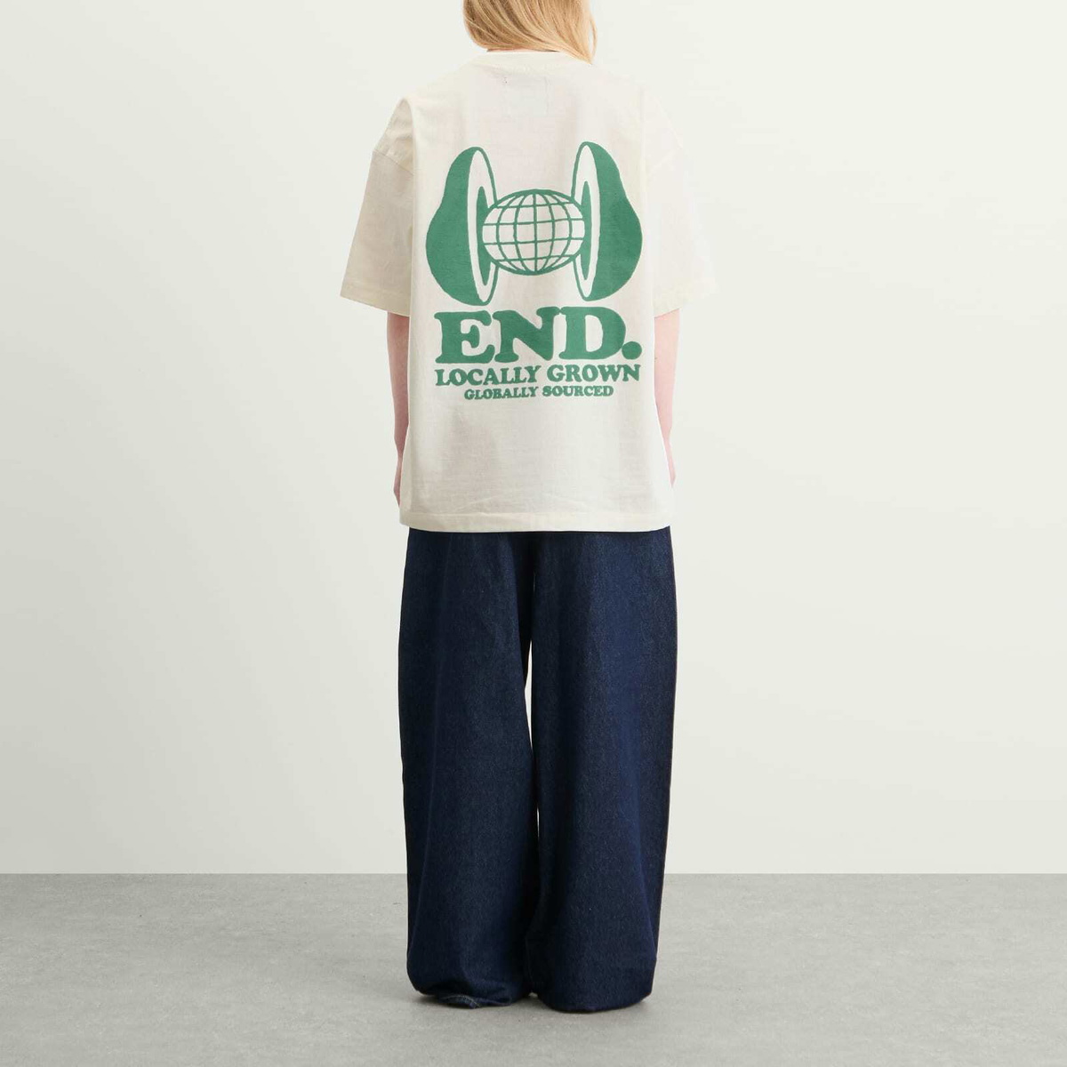 END. Locally Grown T-Shirt in Ecru