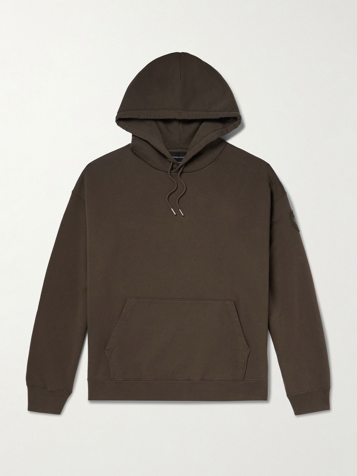 Canada Goose - Rove Logo-Appliquéd Cotton-Jersey Hoodie - Brown