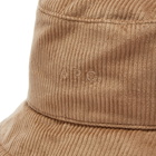 A.P.C. Alex Corduroy Bucket Hat in Taupe