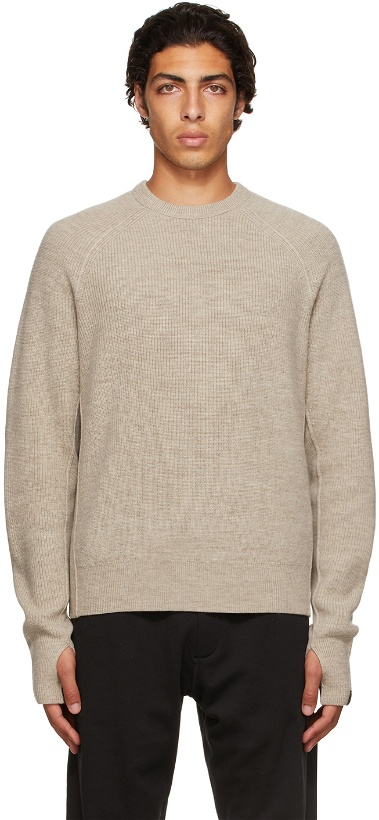 Photo: rag & bone Off-White Merino Wool Undyed Sweater