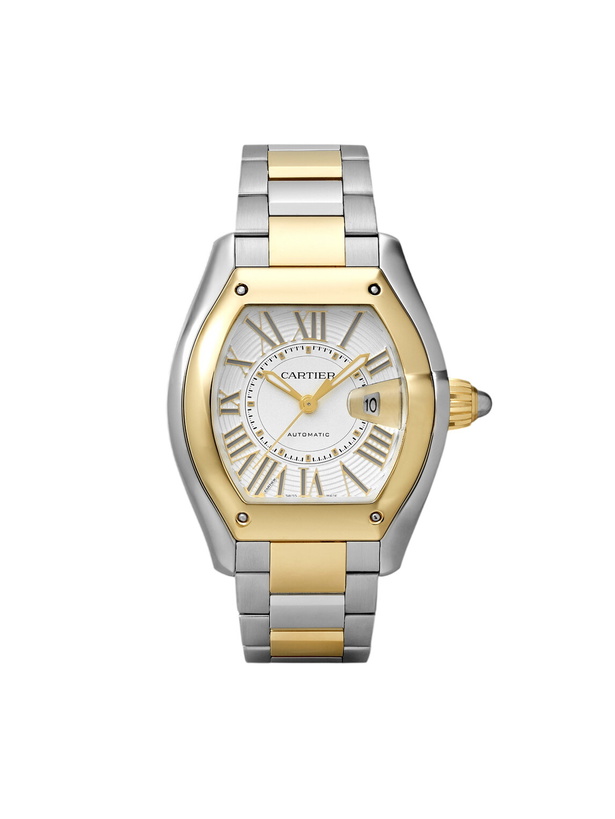 Photo: Cartier - Roadster de Cartier Automatic 47.2mm Interchangeable 18-Karat Gold, Stainless Steel and Alligator Watch, Ref. No. CRW2RD0010