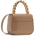 Versace Taupe Mini Top Handle Bag