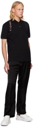 Alexander McQueen Black Harness Polo