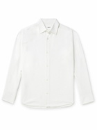 NN07 - Freddy 5971 Crinkled Modal-Blend Shirt - White