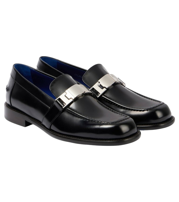 Photo: Burberry Tower leather loafers