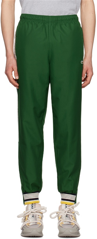 Photo: Lacoste Green & Off-White Tennis Lounge Pants