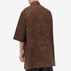 Rick Owens Men's Edfu Shirt in Brown