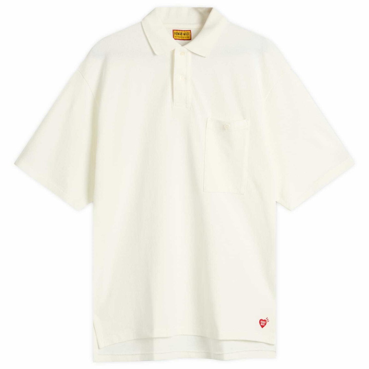 Photo: Human Made Men's Heart Polo Shirt in White