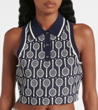 Tory Sport Cropped polo sweater