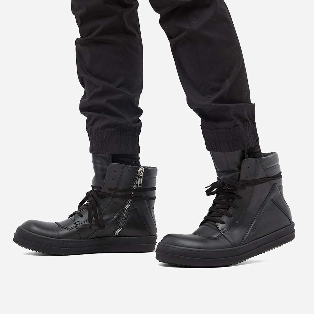 Rick Owens Men's Geobasket Sneakers in Black Rick Owens