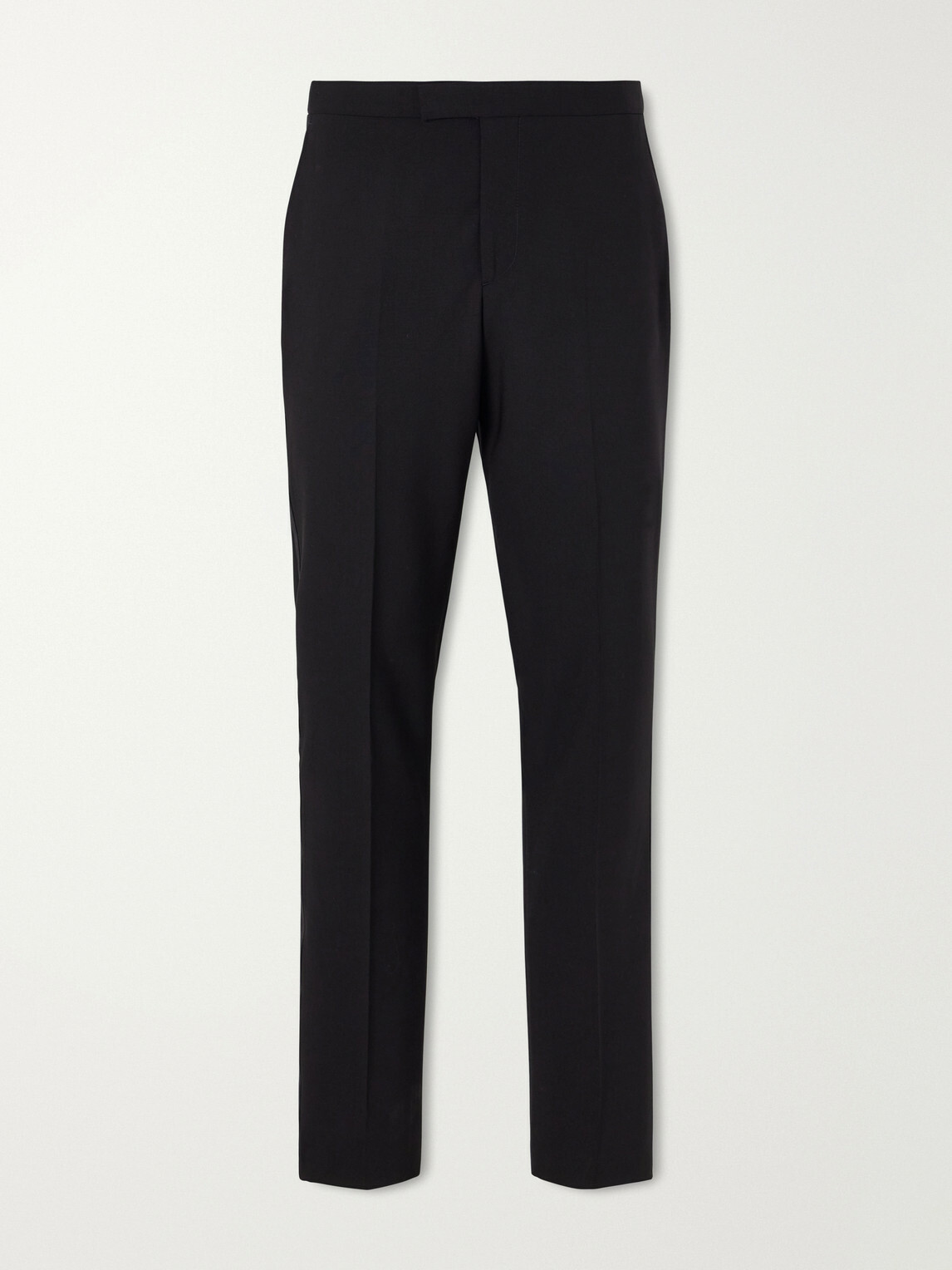 Favourbrook - Straight-Leg Wool-Blend Tuxedo Trousers - Black