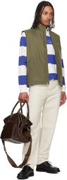 Polo Ralph Lauren Brown Pebbled Leather Duffle Bag