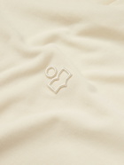 Isabel Marant - Anafikolo Logo-Embroidered Cotton-Piqué Polo Shirt - Neutrals