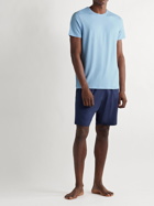 Derek Rose - Basel Stretch Micro Modal Jersey T-Shirt - Blue