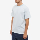 Armor-Lux Men's Fine Stripe T-Shirt in Cloud/White