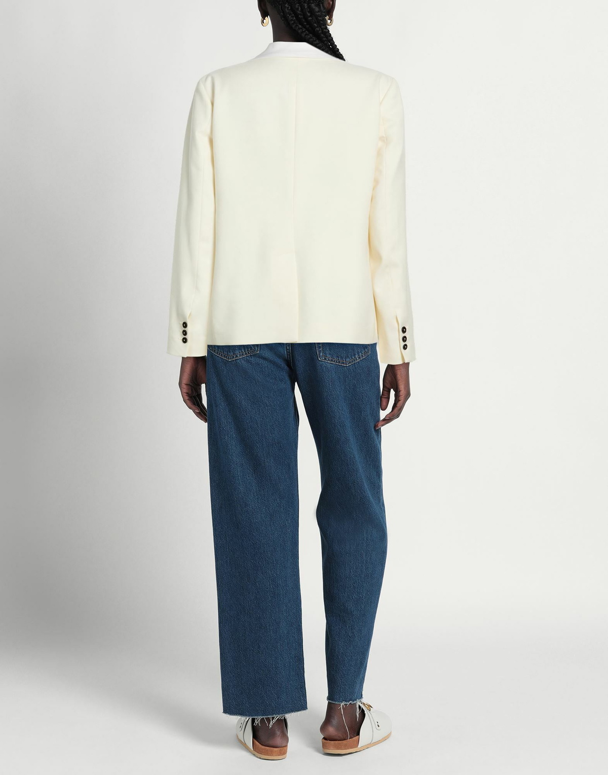 Slowear Womens Blazer Cream