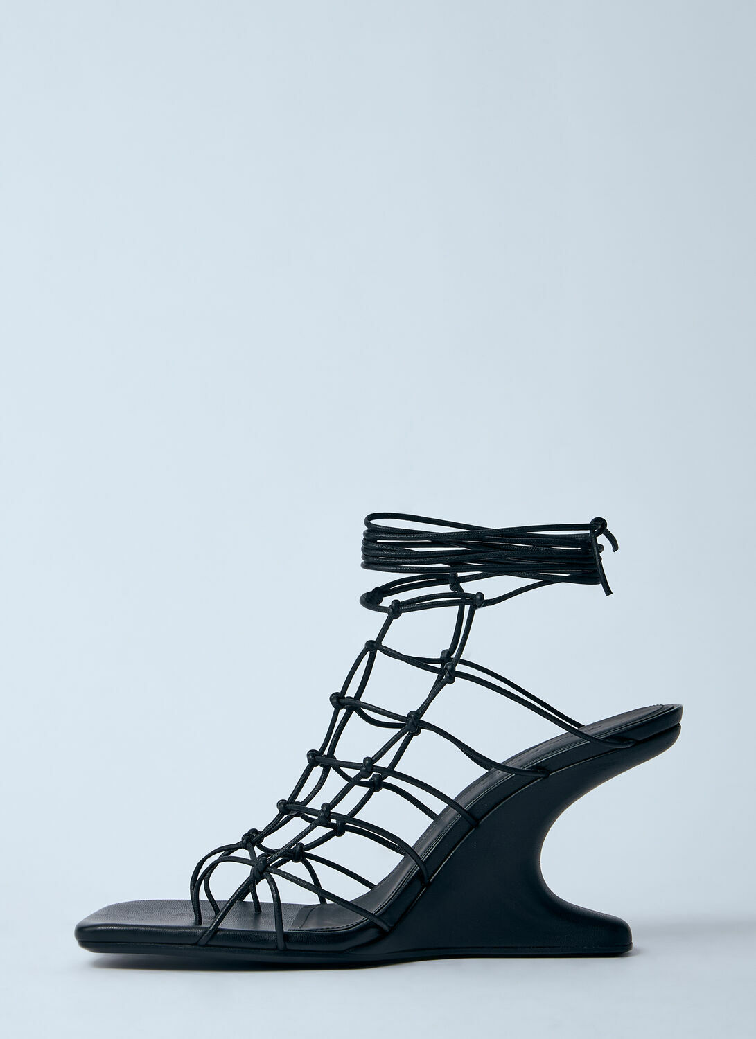 Rick Owens Hollywood Web Cantilever 8 Heeled Sandals