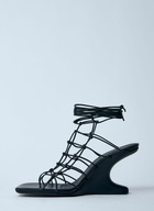 Rick Owens Hollywood Web Cantilever 8 Heeled Sandals