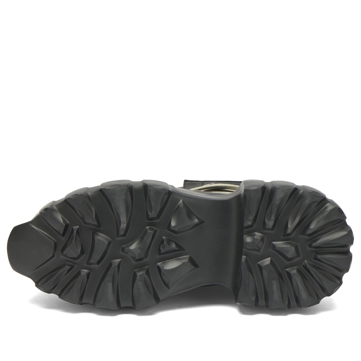Rick Owens Men's Mega Tractor in Black/Pearl/Black