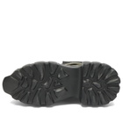 Rick Owens Men's Mega Tractor in Black/Pearl/Black