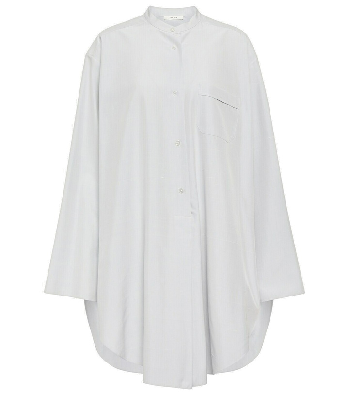 Photo: The Row Come silk shirt