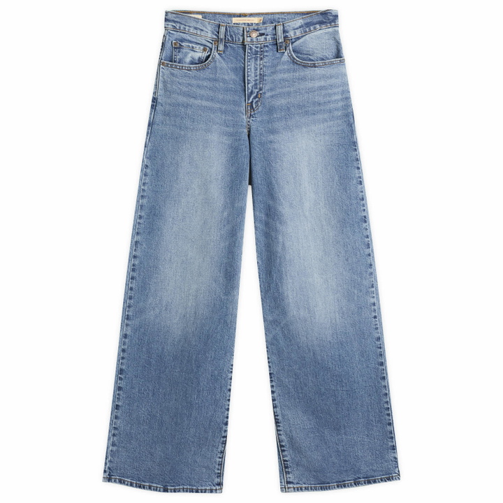 Photo: Levi's Women's 728 High Rise Wide Leg Jeans in Sweet Success