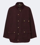 A.Presse Cotton and silk-blend jacket