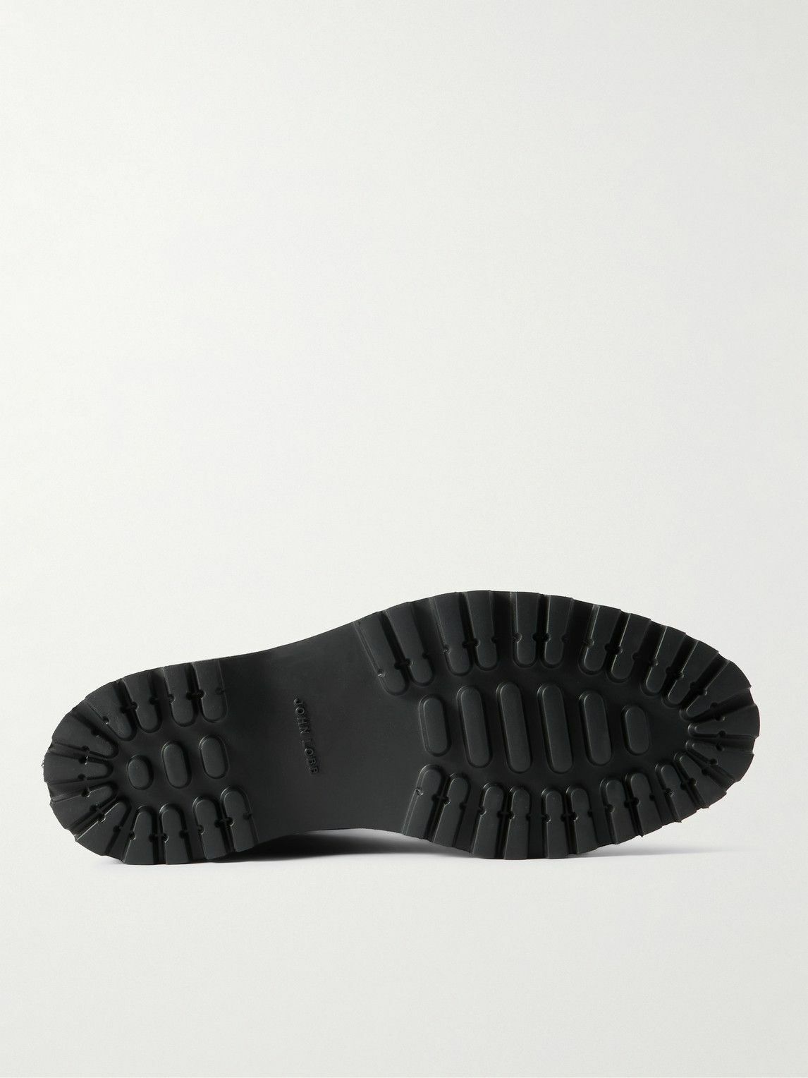John Lobb - Peak Panelled Leather Boots - Black