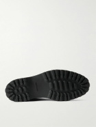 John Lobb - Peak Panelled Leather Boots - Black
