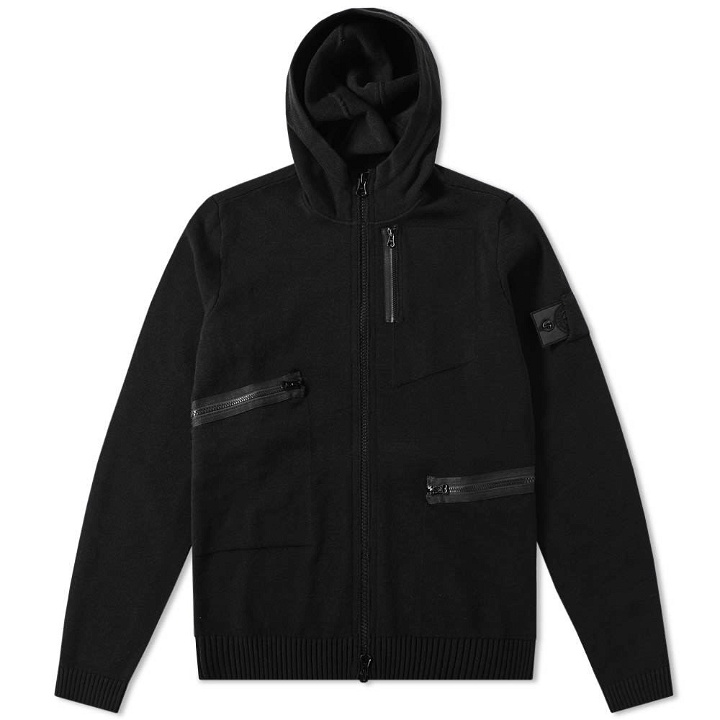 Photo: Stone Island Shadow Project Wool Stretch Nylon Knitted Hoody