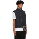 Afterhomework Black K-Way Edition Polar Yannick Two-Layers Vest and Jacket