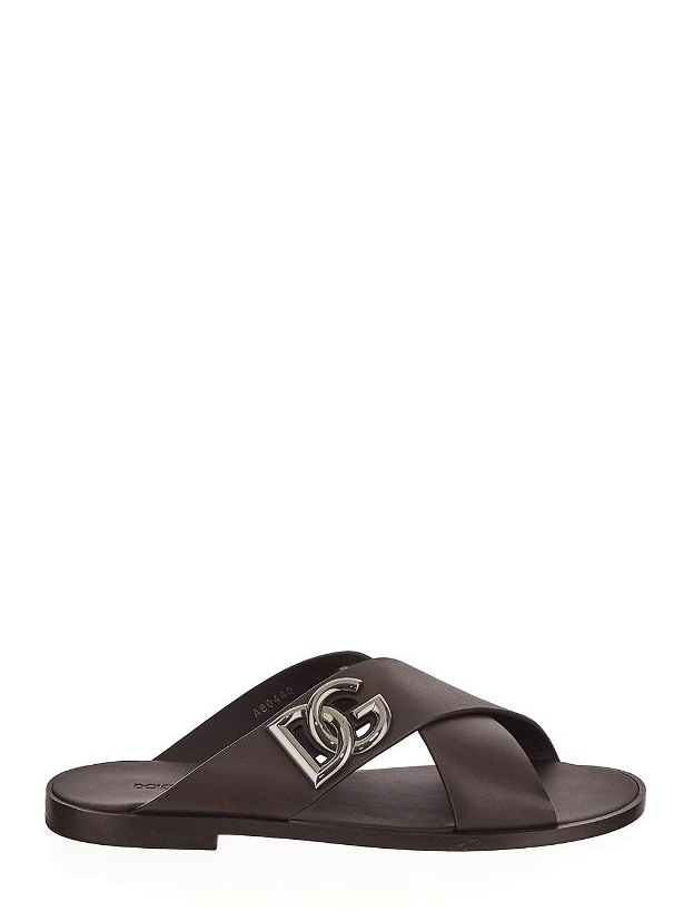 Photo: Dolce & Gabbana Leather Sandals