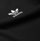 adidas Originals - Essential Logo-Embroidered Cotton-Jersey T-Shirt - Black