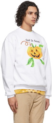 Online Ceramics White God Is Good Sweatshirt