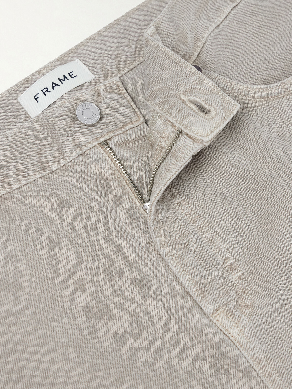 FRAME - The Relaxed Straight-Leg Jeans - Neutrals