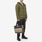 Stone Island Men's Hooded Lightweight Down Jacket in Olive