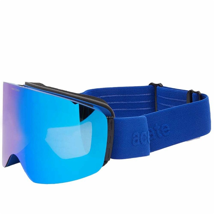 Photo: Ace & Tate Eddie Ski Goggle in Swiss Blue