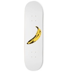 The SkateRoom - Andy Warhol Printed Wooden Skateboard - White