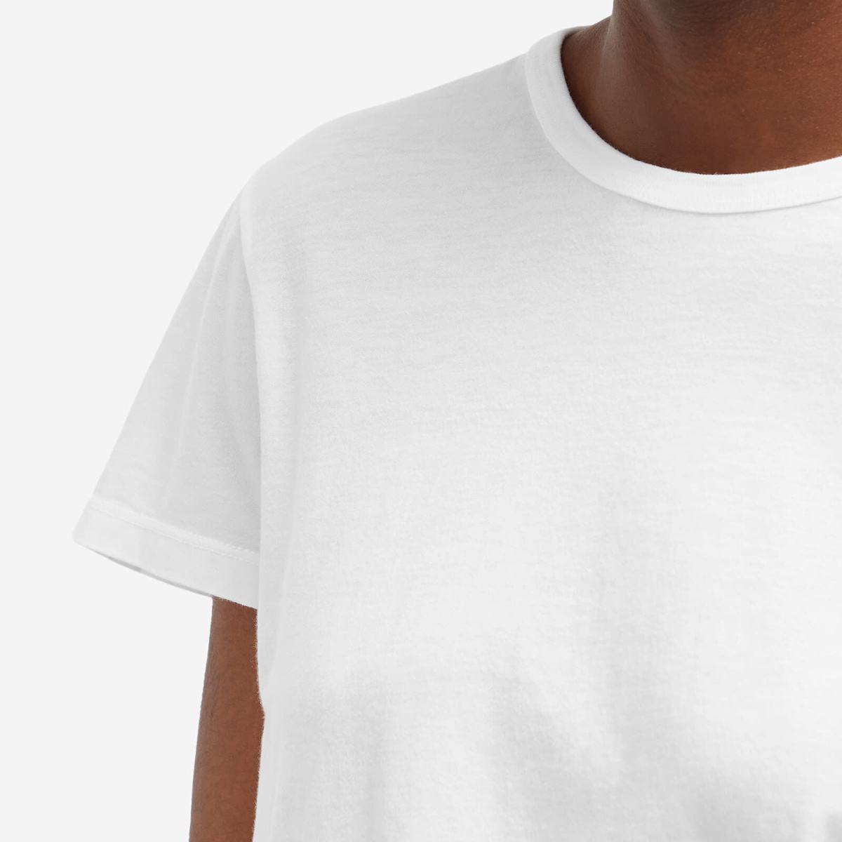 DONNI. Women's Jersey Relaxed T-Shirt in Powder