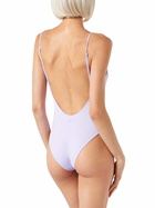 MC2 Saint Barth Lilac One Piece Swimsuit