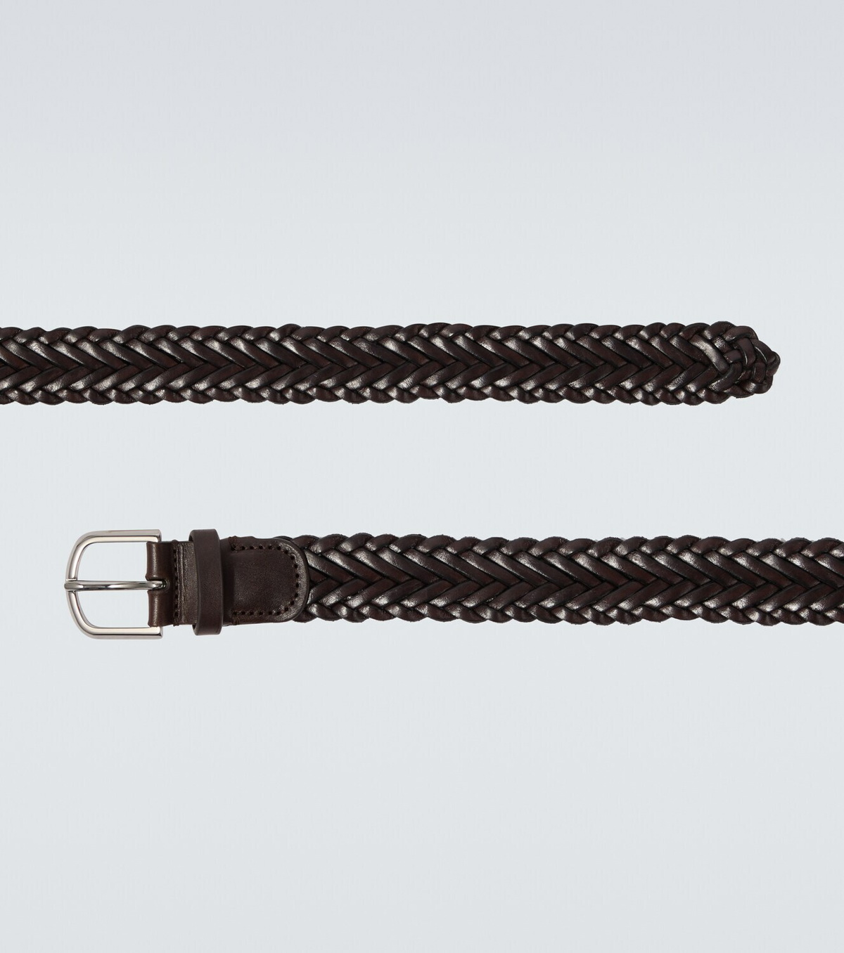Giorgio Armani Braided leather belt