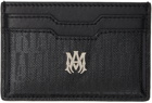 AMIRI Black Logo Card Holder