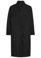 Vowels Packable Nylon Coat Black
