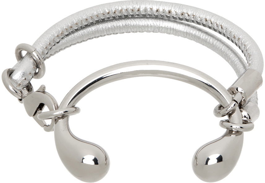 HUGO KREIT Silver Safety Lacet Bracelet