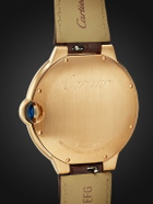 Cartier - Ballon Bleu de Cartier Automatic 42mm 18-Karat Pink Gold and Alligator Watch, Ref. No. CRWGBB0030