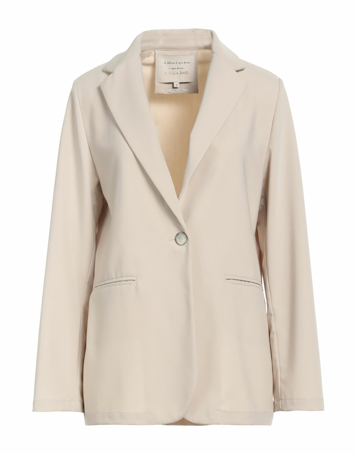 Alessia Santi Womens Blazer in Beige