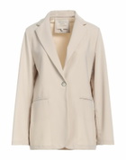 Alessia Santi Womens Blazer in Beige