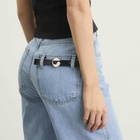 Coperni Women's Denim Bermuda Shorts in Blue Light